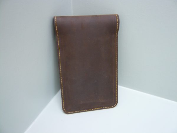 Smartphone cover bruin rundleder