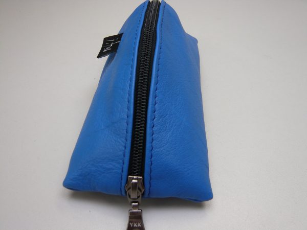 Etui Maan rundleder blauw