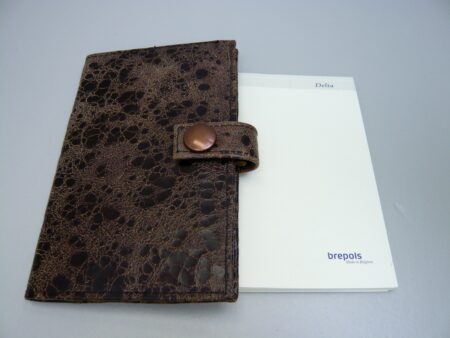 Leren agenda cover bruin ( klein model brepols )