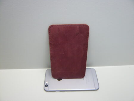 Smartphone cover kalfsleder bordeaux