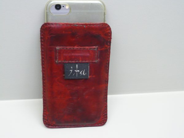 Smartphone cover rundleder rood