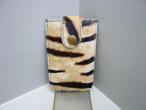 Smartphone cover rundleder zebra