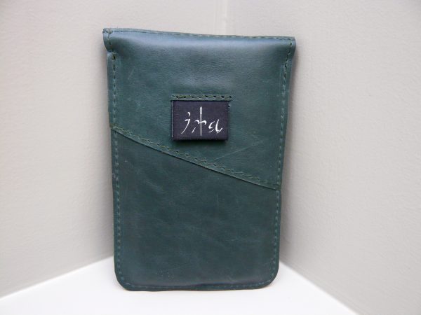 Zalmleer smartphone cover groen