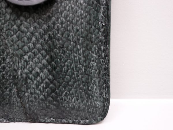 Zalmleer smartphone cover groen