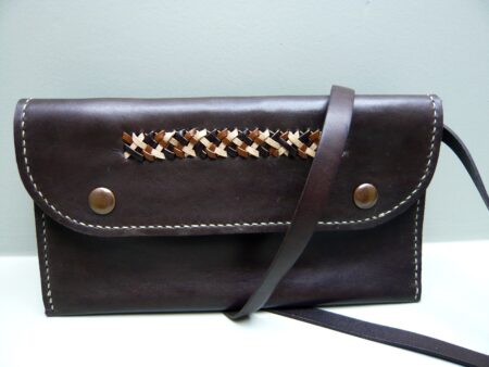 Portemonnee clutch ambachtelijk genaaid