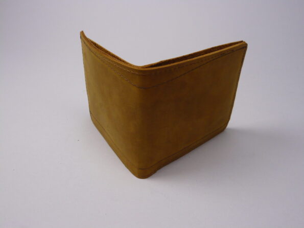 Billfold portemonnee leder cognac