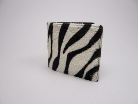 Billfold zebravacht portemonnee zwart