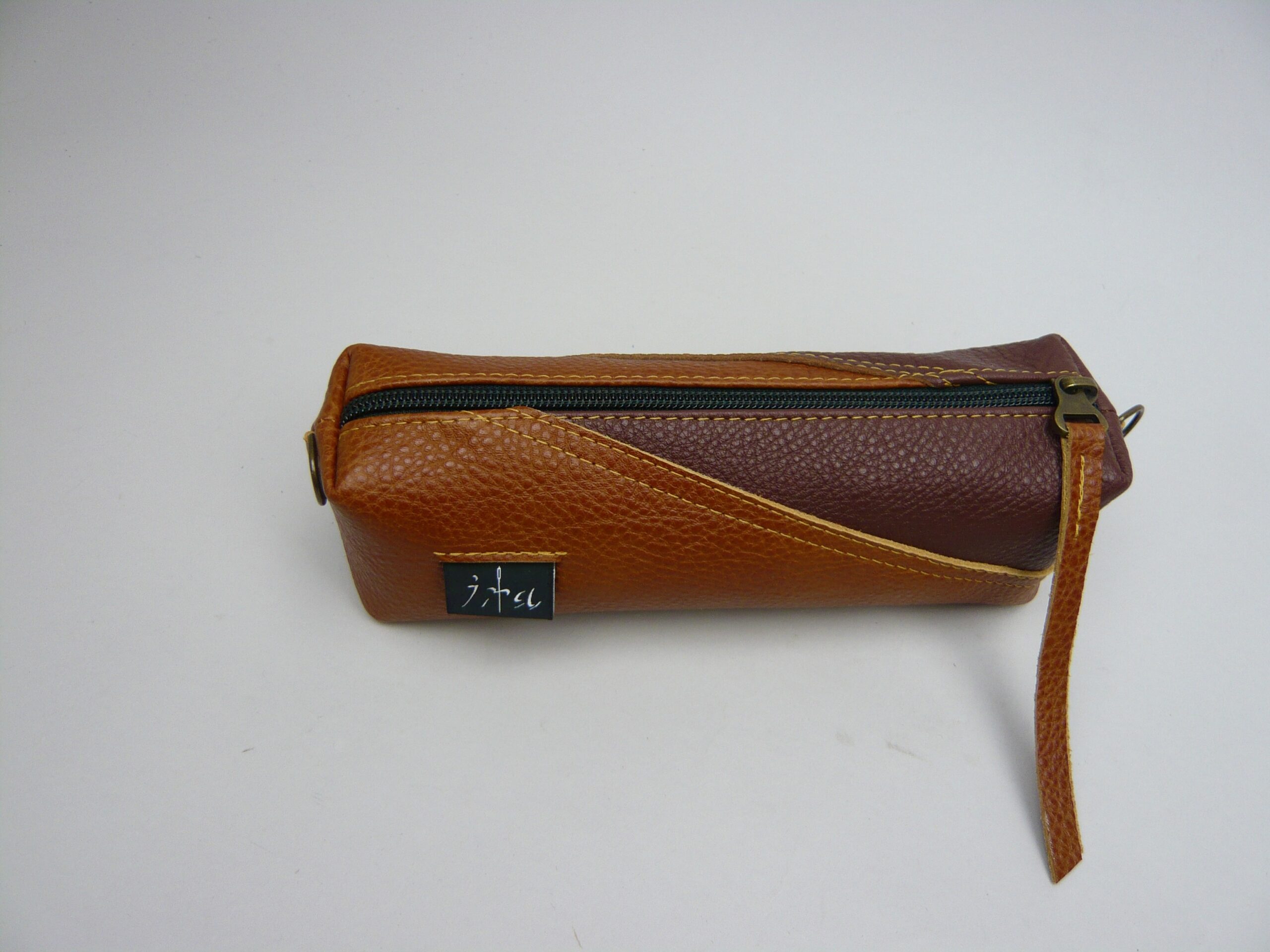 Etui cognac bruin leer Etui cognac bruin leer